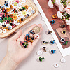 GOMAKERER 64Pcs 8 Colors Craft Resin Doll Eyes DOLL-GO0001-03-3