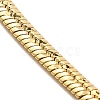 Rack Plating Brass Herringbone Chain Necklace BJEW-D058-01G-2