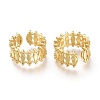 Brass Cuff Rings X-RJEW-I073-01G-3