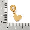 304 Stainless Steel Enamel European Dangle Charms STAS-U005-24A-G-3