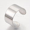 304 Stainless Steel Cuff Rings X-STAS-T045-22B-P-3