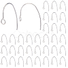 DICOSMETIC 200Pcs 304 Stainless Steel Earring Hooks STAS-DC0007-08-1