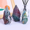 Natural Crystal Ocean Jade Torch Home Decoration PW-WG429E5-02-2