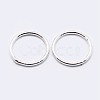 925 Sterling Silver Round Rings STER-F036-03S-0.8x4-2