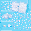   ABS Plastic & Opaque Acrylic Imitation Pearl Cabochons OACR-PH0001-89-4