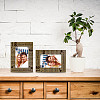 10 Years of Marriage Natural Wood Photo Frames AJEW-WH0292-030-5