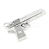 Tibetan Style Alloy Handgun/Pistol Pendants TIBEP-Q043-128-RS-1