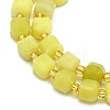 Natural Lemon Jade Beads Strands G-I376-D26-01-3