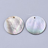 Black Lip Shell Pendants SSHEL-S251-36D-2