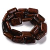 Natural Mahogany Obsidian Beads Strands G-T047-B26-01-3