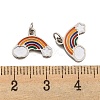 304 Stainless Steel Charms STAS-O003-10P-3