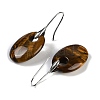 Natural Tiger Eye Dangle Earrings EJEW-C119-04P-07-3