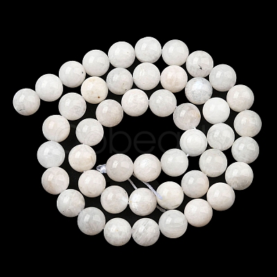 Natural Rainbow Moonstone Beads Strands G-N328-024-8mm-1