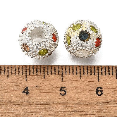 Rack Plating Alloy Beads FIND-A045-02B-S-1