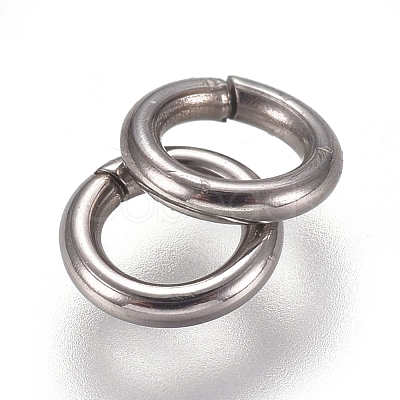 Tarnish Resistant 304 Stainless Steel Jump Rings STAS-E482-15A-1