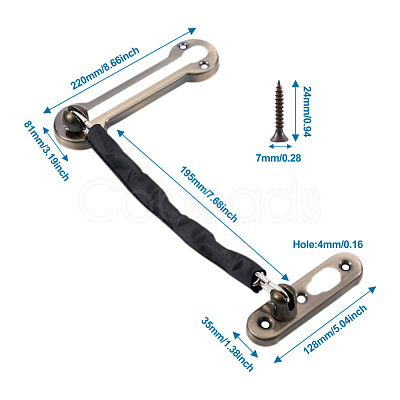 Stainless Steel Swing Bar Door Lock SW-TAC0002-02A-1