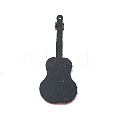 Guitar Shape Acrylic Big Pendants MACR-E002-02B-1