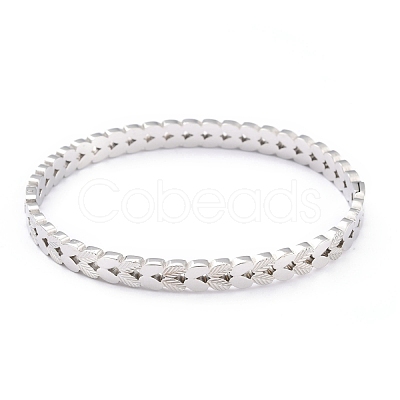 304 Stainless Steel Bangles BJEW-O184-21-1