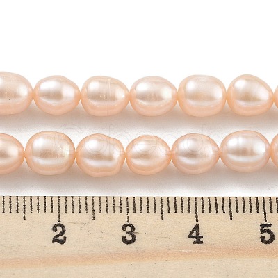 Natural Cultured Freshwater Pearl Beads Strands PEAR-P062-08I-1