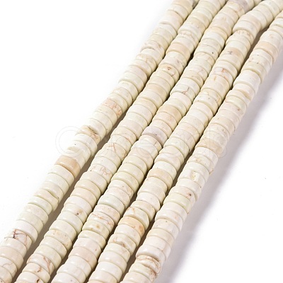 Natural Howlite Beads Strands G-C240-02-1