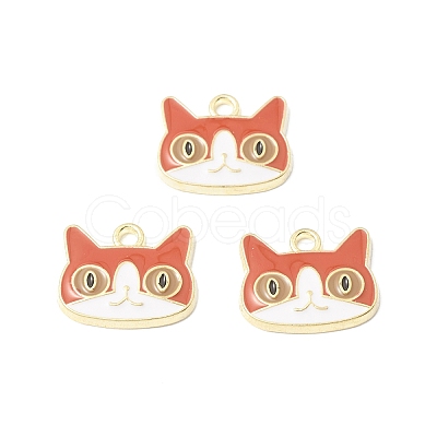 Alloy Enamel Charms ENAM-G212-17G-09-1