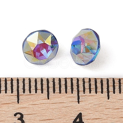 Glass Rhinestone Cabochons RGLA-L029-09A-BBLA-1