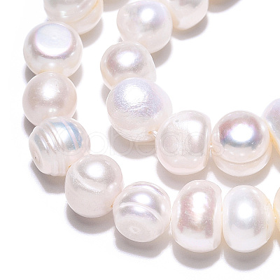 Natural Cultured Freshwater Pearl Beads Strands PEAR-N013-08G-1