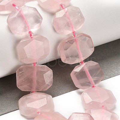 Natural Rose Quartz Beads Strands G-H078-B03-01-1