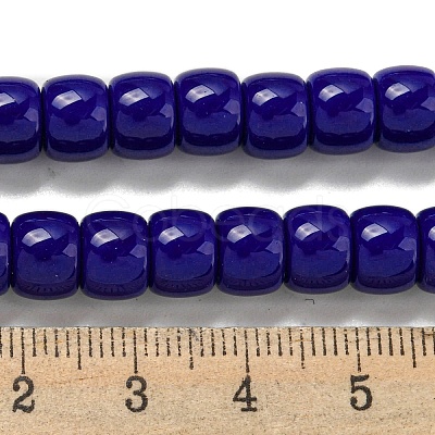 Opaque Glass Beads Strands X-GLAA-NH0002-B01-1