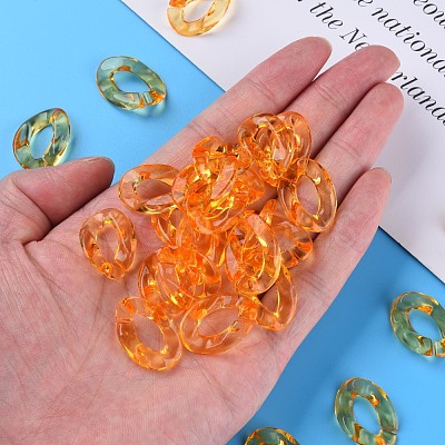 Transparent Acrylic Linking Rings MACR-S373-108-B04-1