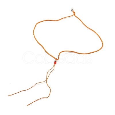 Nylon Pendant Cord Loops NWIR-WH0012-02D-1