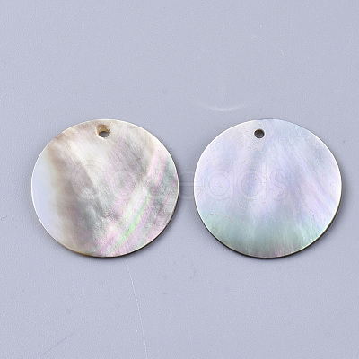 Black Lip Shell Pendants SSHEL-S251-36D-1