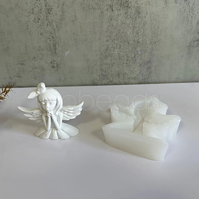 DIY Angel Princess Figurine Display Decoration DIY Bust Statue Silicone Bust Statue Molds SIMO-B008-02A-1