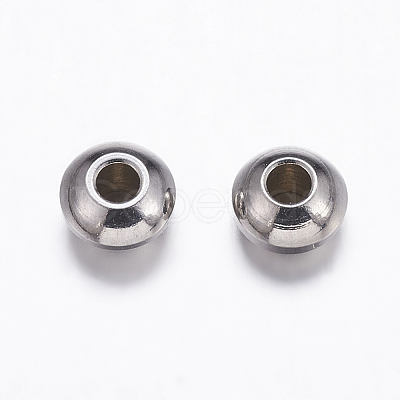 Non-Tarnish 201 Stainless Steel Beads Spacers X-STAS-K146-068-4mm-1