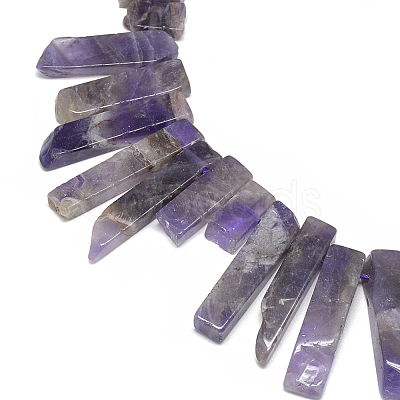 Natural Amethyst Beads Strands G-S318-03-1