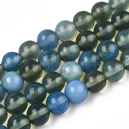 Glass Round Beads Strands GLAA-M044-01N-1