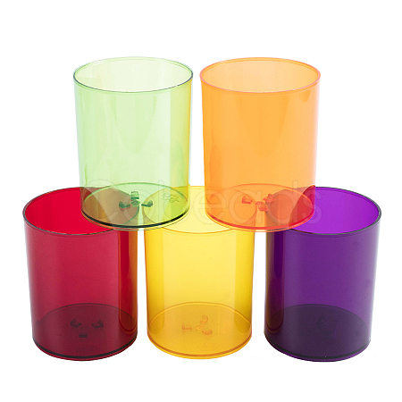 Ahandmaker Plastic Candle Cups AJEW-AM0001-01-1