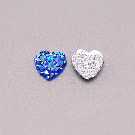 Plastic Cabochons RESI-WH0025-50A-1