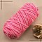 5-Ply Milk Cotton Knitting Acrylic Fiber Yarn, for Weaving, Knitting & Crochet, Hot Pink, 2.5mm