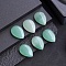 Natural Green Aventurine Healing Teardrop Statue, Reiki Energy Stone for Home Office Desktop Feng Shui Decoration, 15~30mm