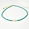 Natural Freshwater Pearl & Glass Beaded Necklaces for Women, Blue