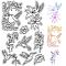 Custom PVC Plastic Clear Stamps, for DIY Scrapbooking, Photo Album Decorative, Cards Making, Stamp Sheets, Film Frame, Hummingbird, 160x110x3mm