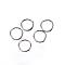 Tarnish Resistant 304 Stainless Steel Jump Rings, Open Jump Rings, Stainless Steel Color, 5x0.6mm, 22 Gauge, Inner Diameter: 3.8mm