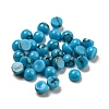 Dyed Handmade Synthetic Turquoise Cabochons G-B070-19A-1