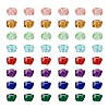  90pcs 6 colors Transparent Resin Beads RESI-TA0001-58-9