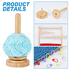  1 Set Wooden Big Eye Knitting Needles DIY-NB0009-58-5