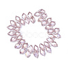 Electroplate Glass Beads Strands EGLA-E057-03B-M-3