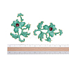 Chinese Style Alloy Enamel Chandelier Components Links X-ENAM-E329-67A-G-3