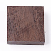 Square Wooden Pieces for Wood Jewelry Ring Making WOOD-WH0101-29D-1