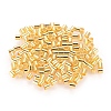 Cadmium Free & Nickel Free & Lead Free Brass Crimp Beads E003-G-NF-1